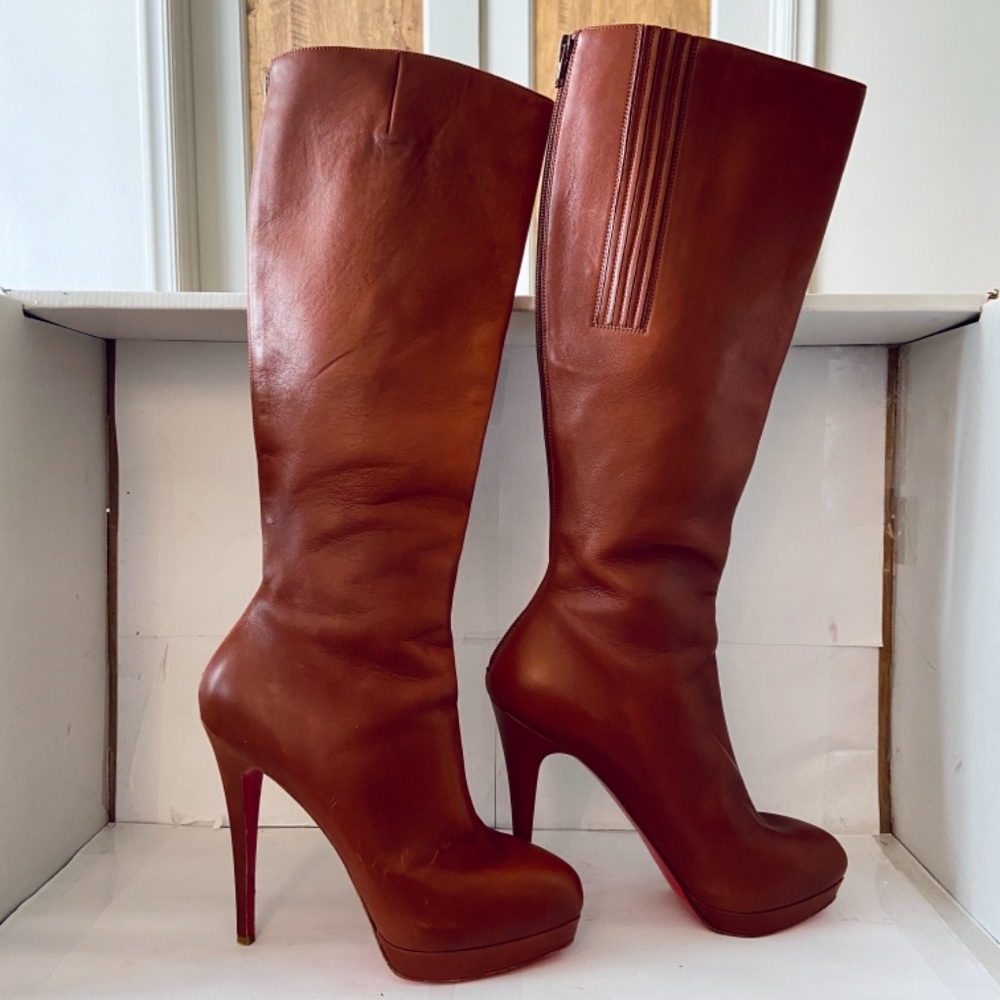 ❌SOLD❌ ALTI BOOT 140 Brown Leather Knee Boot